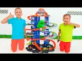Download Lagu Vlad and Niki pretend play Ultimate Garage | Hot Wheels City