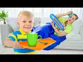 Download Lagu Mom is Sick, Oliver and Adam Help Mom Feel Better