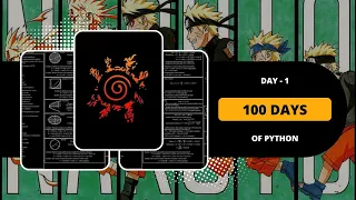 100 days of Python Day - 1 Print Len input String manipulation variables Debugging