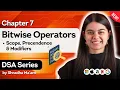 Bitwise Operators Data Type Modifiers more DSA Series by Shradha Khapra Ma am C