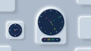Working Analog and Digital Clock using Html CSS Javascript