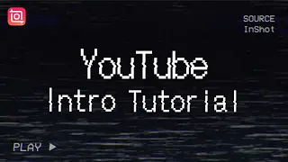 How to Create a YouTube Intro with Glitch Text in InShot 🎮 Gaming Video Intro Tutorial