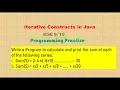 Iterative Constructs in Java Programming Practice - 02 Series Questions