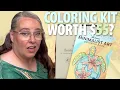 The OHUHU JADE SUMMER Coloring Kit Alcohol Markers Coloring Book