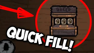 HOW TO FILL GREED DONATION MACHINE IN ONE RUN IN TBOI TBOI GUIDE