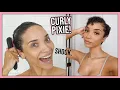 Styling My New Short Hair Curly Pixie Cut