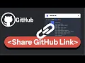How To Share Github Repository Link Step By Step Copy Repository Link