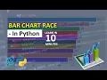 Creating Bar Chart Race In Python Explained For Beginners Python