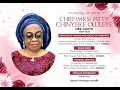 Download Lagu CHRISTIAN WAKE KEEP FOR LATE CHIEF (MRS) PATTY CHINYERE OLULEYE