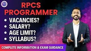 RPSC Programmer 2024 Notification out Vacancies Salary Age limit Syllabus Exam Guidance