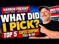 These 5 Harbor Freight SUPER COUPONS Are INSANE Ends
