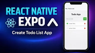 Build Todo List App in React Native Expo in Hindi AsyncStorage Edit Delete Beginner Project