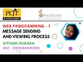 Program the message sending and viewing process
