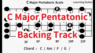 C Major Pentatonic Backing Track C Major Scale C-Am-F-G Good for Improvisation Beginner