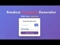 Password Generator in 10 Minutes Copy to Clipboard Feature Included