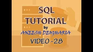 SQL Tutorial Series 28 - UPDATE Statement