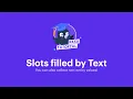 Slots filled by Text Rasa Tutorial