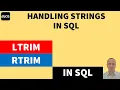 TRIM in SQL LTRIM and RTRIM string functions