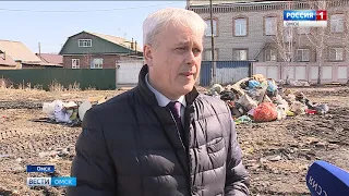 В Омск поступила первая партия современных евроконтейнеров для сбора мусора