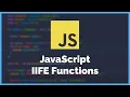 JavaScript IIFE Immediately Invoked Function Expressions