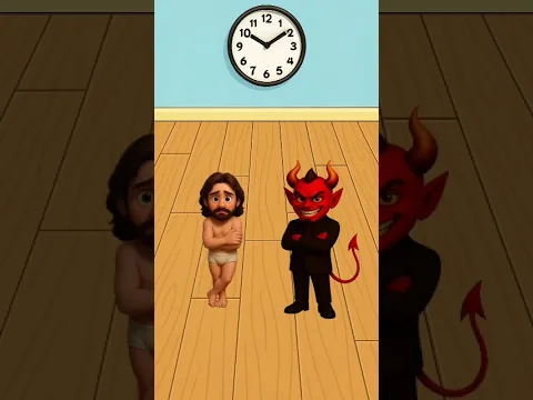 jesus 😇 ganhou roupa nova mas o diabo 👿 Roubou.