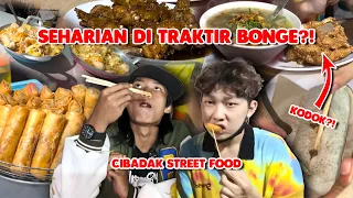 bonge jadi sultan mau traktir makan kodok hidup street food sudirman cibadak bandung 