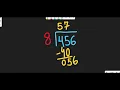 456 divided by 8 4568 Four hundred and fifty six divided by eight