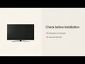 Lagu LG 4K UHD TV : Installation Guide – UHD 43 – Round Type