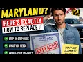 How to replace a lost car title in Maryland