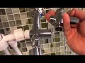 KES Brass Shower Arm Diverter Valve for Handheld Shower Head and Fixed Shower Head Universal Bathroo