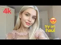 Download Lagu [4k] transparent bikini \u0026 lingerie haul 2025 try-on see everything fashion transparent try on haul 