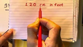120 Centimeters in Feet Cm to Feet and Inches Feet to Cm