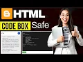 Add HTML Code Blogger post copy box