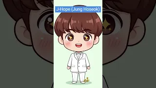 BTS Type U In Chibi Style Cute Fan Animation 