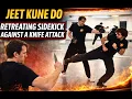 Lagu Jeet Kune Do 💥 KNIFE DEFENSE – RETREATING SIDE KICK