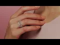 Pandora Jewelry Band of Hearts Sterling Silver Ring