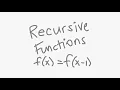 Using Recursive Functions in Math Example from 2015 AMC 12A