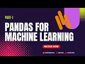 Part-1 Python pandas tutorial Machine learning tutorial in Hindi