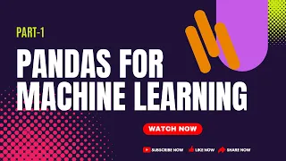 Part-1 Python pandas tutorial Machine learning tutorial in Hindi