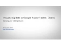 Visualizing data in Google Fusion Tables Charts