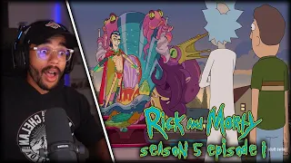 rick and morty season 5 episode 1 reaction mort dinner rick andre