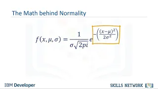 Normal Distribution Statistics Python for Data Science AI Development IBM Data Analyst