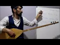 Gelin Damat Oyunu ( Oy Gelin Oy Damat ) Uzun Sap Bağlama Solfej Dersi - Ahmet SARI