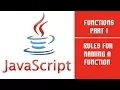 JavaScript Functions Part 1 Lecture 15