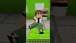 ماين كرافت لكن لقيت بن 10 و اعطاني ساعة الاومنتركس ماين كرافت Minecraft 