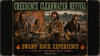 Creedence Clearwater Revival Swamp Rock Experience Live at Woodstock 1969 Tribute