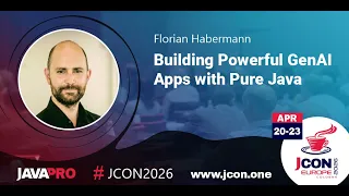 Building Powerful GenAI Apps with Pure Java Florian Habermann EN