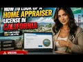 How to look up a home appraiser license in California