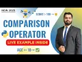 Learn Python Comparison Operators FAST Live Coding Real-Life Examples 2025