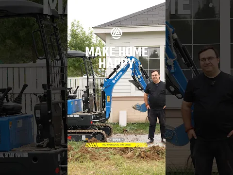 Before & After: Building a Backyard Gravel Path | RIPPA #rippa #miniexcavator #excavator